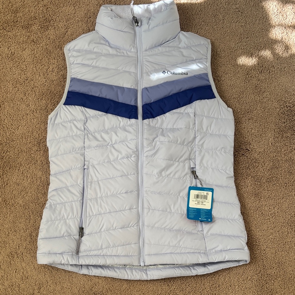 Columbia Purple Puffer Vest - New!